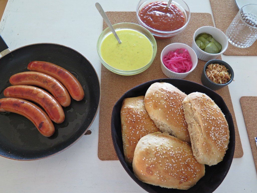 Gourmet hotdogs