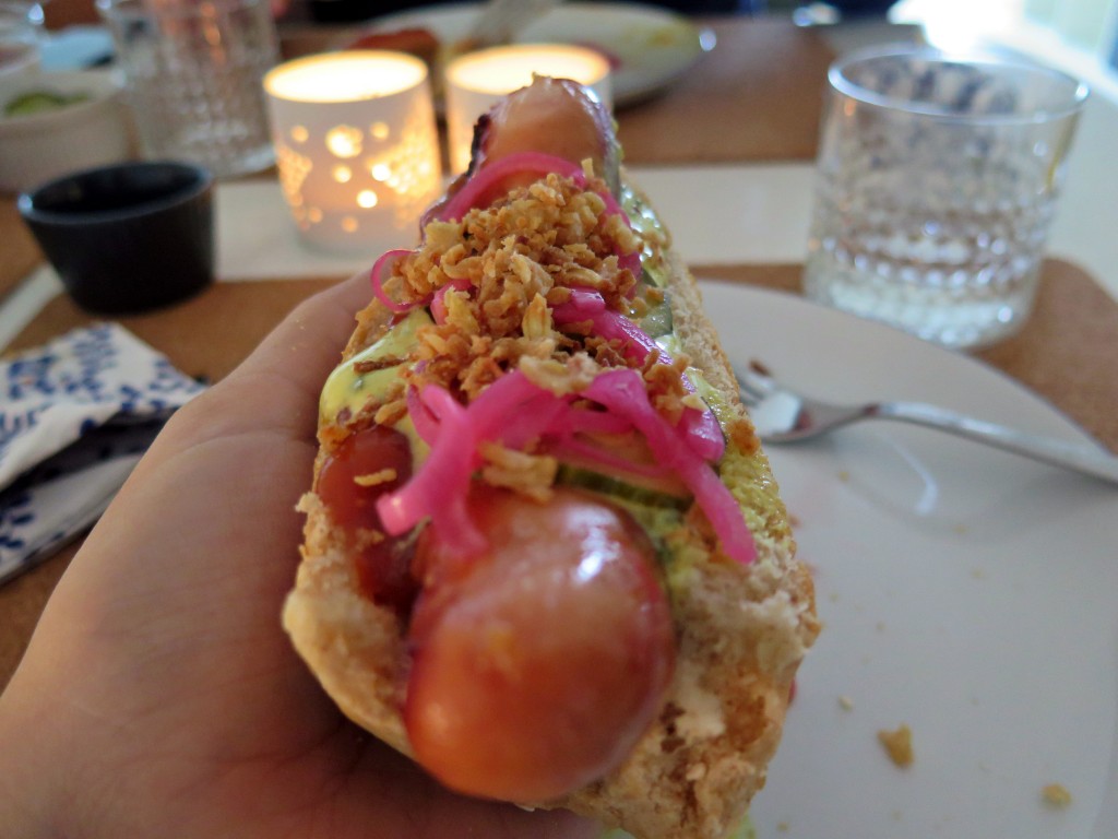 Gourmet hotdogs